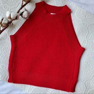 Wilfred Aritzia Crevier Knit Top Goji Berry Size XS